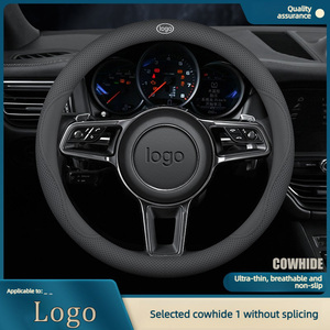 ที่หุ้มพวงมาลัยรถยนต์สำหรับ <span class=keywords><strong>VW</strong></span> สำหรับ BMW สำหรับ Honda สำหรับ Toyota สำหรับ Cadillac สำหรับ Mercedes-Benz สำหรับมือจับหนัง Audi - Product Image 3