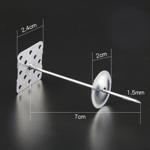 Clou d'isolation en fer/acier doux/acier inoxydable pour fixation murale extérieure pour soudure de tuyaux de climatisation centralisée - Product Image 5