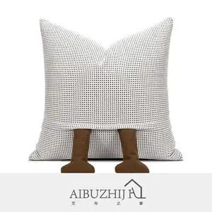 AIBUZHIJIA Sarung Bantal Dekoratif Dekorasi Kaki Kecil Kreatif Desain Asli Penutup Bantal Sofa Mewah Berkualitas Tinggi