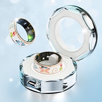 Bague Intelligente en Céramique Personnalisée R18, Suivi de Santé 24h/24, Application de Soin Familial, Contrôle à Distance, Suivi du Sommeil, Étanche IP68, 5-10