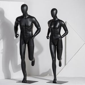 หุ่นไฟเบอร์กลาสแบบเต็มตัวสำหรับผู้ชายผู้หญิงหัวขาดหุ่นสไตล์สปอร์ต - Product Image 4