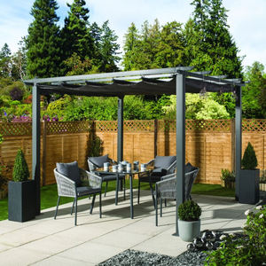 <span class=keywords><strong>2</strong></span>-20% de descuento China Gazebo Factory Modern Garden Building Gazebo Aluminio Retráctil Bioclimática Pérgola 3x3m - Product Image 2