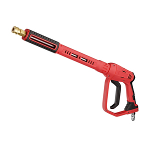 Pistola <span class=keywords><strong>de</strong></span> <span class=keywords><strong>Lavado</strong></span> a Presión <span class=keywords><strong>Manual</strong></span> Eléctrica <span class=keywords><strong>de</strong></span> 4000 psi con Varilla <span class=keywords><strong>de</strong></span> Extensión Roja <span class=keywords><strong>de</strong></span> Acero Inoxidable para <span class=keywords><strong>Lavado</strong></span> <span class=keywords><strong>de</strong></span> Autos - Product Image 4