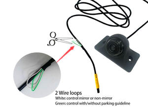 Einstellbarer Winkel Fahrzeug Blind Spot Monitor Kamera Versteckte Seite Rückansicht Parken Fabrik Großhandel Keine Bohrung Installation - Product Image 6