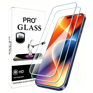 Vollflächiger Displayschutz für iPhone 18 17 Pro Max 17e 16e 15 Plus 14 13 mini 12 11 Pro HD Klarer Gehärteter Glasfilm - Product Image 1