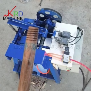Vente directe usine : Machine automatique de filetage de tiges en bois rondes pour la fabrication de manches de balais, de balais à poils, de manches d'outils agricoles et de tiges décoratives en bois - Product Image 4