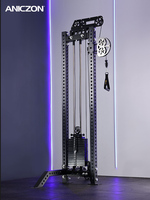 Équipement de gymnastique chargé par broche de Machine de câble croisé de traction simple professionnel pour des cibles de bodybuilding Triceps
