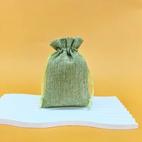 Sacs en jute écologiques, sacs en toile de jute naturels avec cordon de serrage pour l'emballage de cadeaux