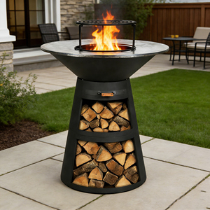 Nueva Parrilla de Carbón Multifuncional para Exteriores, Estilo Americano, de Acero al Carbono Negro - Product Image 5
