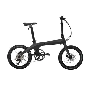 Eole-Bicicleta eléctrica plegable de fibra de carbono de 20 pulgadas, bici súper ligera de 12,8 kg para viaje