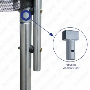 Cama elástica cuadrada para parque de atracciones, trampolín para saltar al aire libre, gran oferta comercial - Product Image 5