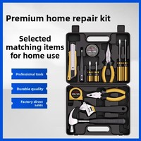 Kit d'outils de réparation quotidienne pour la maison Biwen, kit d'outils pour bricoleur familial comprenant des pinces à fil, un marteau, une clé et des pinces, fabriqué en Chine