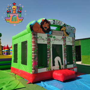 Château gonflable Nova de qualité commerciale en PVC avec toboggan, jeux d'escalade extérieur, garantie de 2 ans pour un plaisir rebondissant - Product Image 6