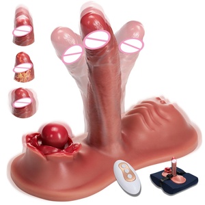 Wholesale <b>Remote</b> <b>Control</b> Electric Female Sex Toys Multi Functional Powerful <b>Vibrations</b> Seat Cushion G Spot Dildo Vibrator - Product Image 1