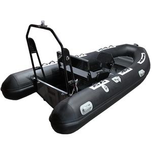 RIB 4.2m hypalon orca coque en aluminium profonde v <span class=keywords><strong>semi</strong></span>-<span class=keywords><strong>rigide</strong></span> gonflable <span class=keywords><strong>bateau</strong></span> à côtes de luxe - Product Image 1