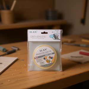 Nastro biadesivo ILAN 15 mm x 20 m, forte adesione per lavori manuali e riparazioni - Product Image 3