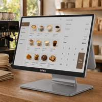 Système EPOS, terminal de point de vente, moniteur POS à double écran, machine de commande pour restaurant, bar, café, boutique
