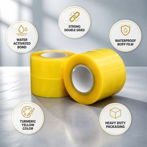 Cinta de Sellado de Cartón de Alta Resistencia, Marca <span class=keywords><strong>Liying</strong></span>, 48 mm, BOPP Acrílico, Sensible a la Presión por un Solo Lado, Impermeable, 50 micras de Grosor, Venta al Por Mayor de Fábrica - Product Image 1