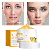 Correcteur anti-taches sombres à la vitamine C anti-âge pour les soins de la peau crème au curcuma éclaircissante et blanchissante crème hydratante pour le visage