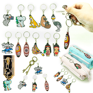 Bán buôn Thiết kế biểu tượng tùy chỉnh <span class=keywords><strong>2D</strong></span> <span class=keywords><strong>PVC</strong></span> cao su nhựa một mảnh Úc lưu niệm <span class=keywords><strong>Keychain</strong></span> Móc Chìa Khóa Nhẫn quyến rũ Phúc Kiến - Product Image 1