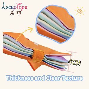 2025 superventas lindo <span class=keywords><strong>libro</strong></span> de <span class=keywords><strong>tela</strong></span> para bebé irrompible espesor textura transparente colorido multicolor juguete educativo a juego para niños - Product Image 3