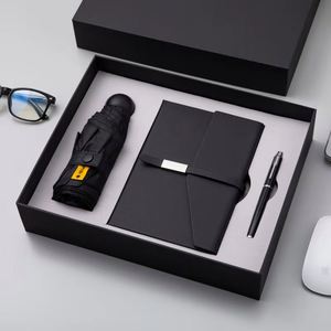 Luxury Executive <b>Notebook</b> <b>Set</b> Premium PU <b>Notebook</b> Pen Umbrella Personalized Corporate Gift Wholesale Bulk Items for Resale - Product Image 6