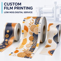 Servizio di Stampa Digitale Personalizzata su Film Plastico per Imballaggi Flessibili in PE Laminato con Logo