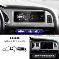 Pantalla Táctil Capacitiva IPS de 1920*720, GPS para Auto, Navegación DSP, Pantalla Dividida Estéreo para Actualización del Tablero de Audi A6 C6