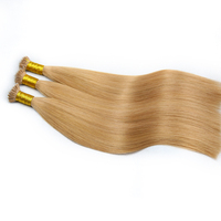 Harga Pabrik Grosir Murah Rambut Manusia Remy Eropa Tanpa Proses Bebas Rontok Micro Nano Ring Double Drawn Victory