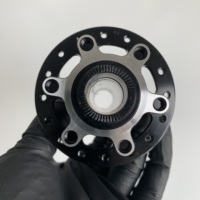 Moyeu avant VTT KUZTM DHF222 100 mm O.L.D. axe traversant 15 mm 2 roulements étanches 137 g 24/28/32/36H pour frein à disque