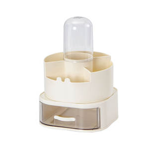 JF-A2333 Desktop Rotating Cosmetic Organizer With <b>Drawers</b> Multi Functional <b>Storage</b> <b>Box</b> For Makeup Tools And Skincare Products - Product Image 5