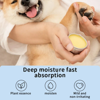 Crème pour pattes d'animaux ZeBounty hypoallergénique, écologique, avec logo personnalisé, à base d'extraits végétaux, hydratation intense, soin et réparation des griffes pour chiens et chats