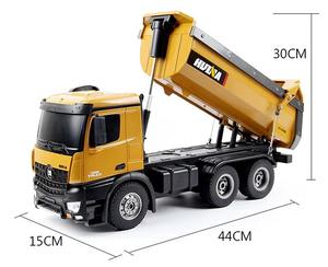 Camión de Juguete a Control Remoto YT, <span class=keywords><strong>Huina</strong></span> <span class=keywords><strong>1573</strong></span> 1/14 2.4ghz 10 Canales, Camión Volquete de Metal y Aleación - Product Image 6