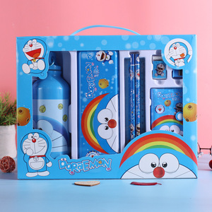 Ensemble de papeterie Dessin animé pour enfants <span class=keywords><strong>maternelle</strong></span> Prix Cadeau Apprentissage Coffret cadeau Commencer l'école primaire ensemble de papeterie - Product Image 2
