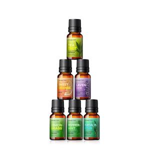 プライベートラベルオーガニック100% ピュアアロマセラピーエッセンシャルオイルギフトセットクリスマスペパーミントオレンジジャスミンラベンダーライムティーツリー - Product Image 2