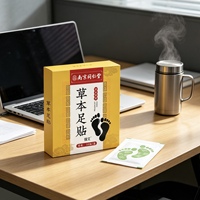 Patchs de bien-être pour les pieds améliorant le sommeil, Nanjing Tongrentang, au vinaigre de bambou et à l'armoise, disponibles en gros