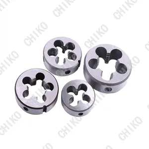 Custom Carbide Round Threading Screw Dies HSS Circular Die HSS-E Alloy Steel Fixed Adjustable Round Die Manufacturer