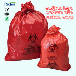 Bolsas de <span class=keywords><strong>Residuos</strong></span> <span class=keywords><strong>Biológicos</strong></span> Peligrosos con Fuelle Lateral Termoselladas, Impresas en Huecograbado, Biodegradables y Ecológicas OEM para <span class=keywords><strong>Residuos</strong></span> Clínicos Sostenibles - Product Image 1