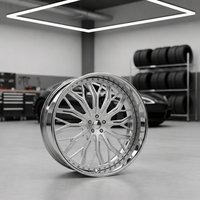 Jantes en alliage forgé en aluminium T6061 poli CNC, personnalisées pour Benz W221 W222 W223, modèles CF 18 19 20 21 22