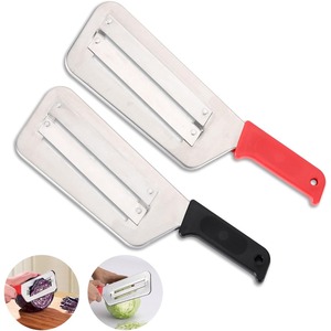 มีดหั่นผักแบบขายส่ง สแตนเลส ใบมีดสองคม สำหรับหั่นในครัว ทำความสะอาดเกล็ดปลา หั่นกะหล่ำปลี - Product Image 1