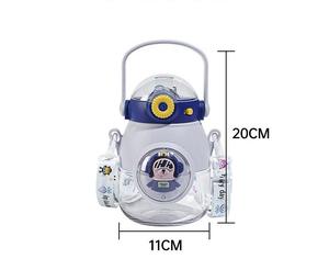 Bouteille d'eau portable pour enfants, grande capacité 1000 ml, écologique, avec sangle, idéale pour l'école et les excursions, vente en gros - Product Image 3