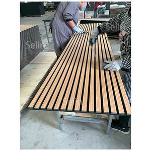 Pannelli Acustici Akupanel Fonoassorbenti in <span class=keywords><strong>Legno</strong></span> per Interni, Doghe Decorative in <span class=keywords><strong>Legno</strong></span> per Pareti - Fornitura Diretta dalla Fabbrica - Product Image 3