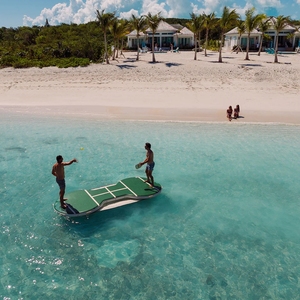 Terrain <span class=keywords><strong>de</strong></span> pickleball gonflable commercial flottant pour sports nautiques, plateforme <span class=keywords><strong>de</strong></span> pickleball flottante pour <span class=keywords><strong>lac</strong></span> et piscine - Product Image 1