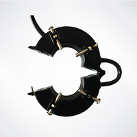 Transformateur de courant à noyau divisé en cuivre Kehui KHCT9A, haute performance, 45 mm, 1~500 mA, AC 0~10 V, 50/60 Hz, précision 0,5