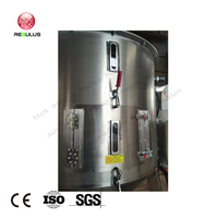 Haute Qualité En Plastique PP PE PET ABS PC Pellets Flocons Pièces Séchage Agitation Chauffage Dispositif Vertical Trémie Mélangeur Sèche Machine
