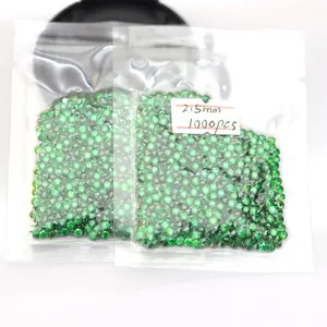 1000Pcs/Pack 0.8mm-3mm Wholesale Cz Gems Round Brilliant Cut Loose Synthetic Cubic Zirconia For Jewelry