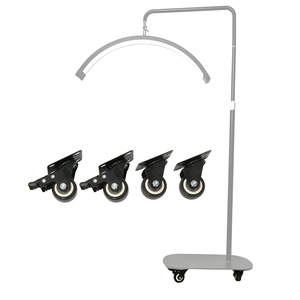 Fosoto Sliding Wheels for Half <strong>Moon</strong> Light Luna Ring <strong>Lamp</strong> Arc Lash Light With Phone Clip Photography Lighting for Eyelash - Product Image 1