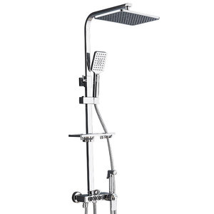 Shower Set Thermostatic All Copper Faucet Pressurized Rain Shower Head Overhead Adjustable For Home Use - Product Image 4