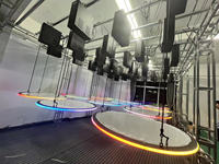 Miroirs cinétiques LED DMX, lumière de discothèque