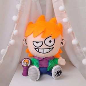 Eddsworld ตุ๊กตาตัวการ์ตูนแบบเคลื่อนไหวได้สำหรับเด็กชายตัวเล็กของเล่นตุ๊กตาผ้านุ่มใส่ได้ทั้งชายและหญิงแบบปัก